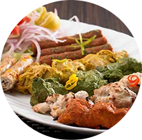 MIX PLATTER NON-VEG - CHICKEN, FISH, LAMB