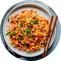 FRIED RICE (VEG)